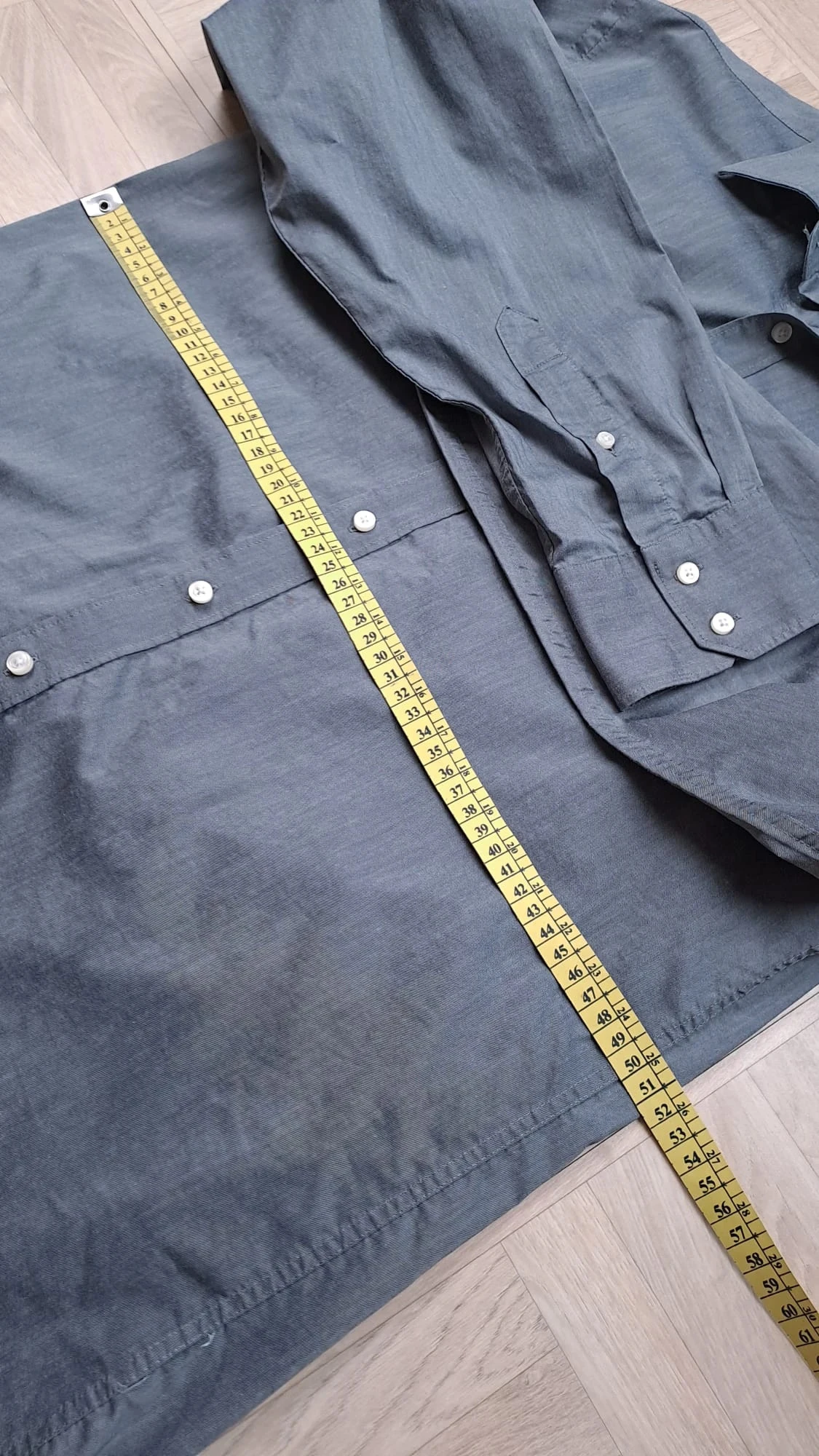 Camisa Manga Longa / Angelo Litrico / Cinza Antracite / S / Masculino / Stretch / Elegante – photo 6
